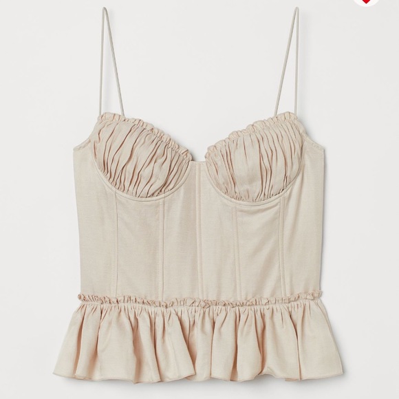 H&M BROCK COLLECTION NWT Corset Style Top - Picture 16 of 16